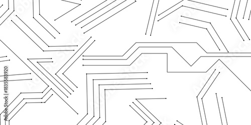 Abstract circuit board hi-tech digital technology and engineering vector graphic illustration suitable for website design, abstract futuristic circuit board line art technology on modern technology.