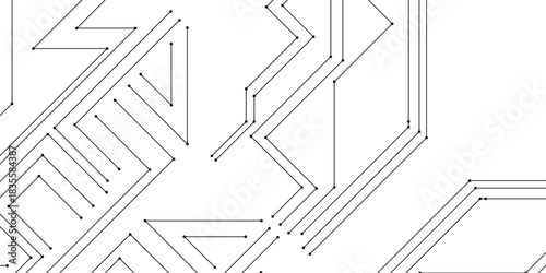 Abstract circuit board hi-tech digital technology and engineering vector graphic illustration suitable for website design, abstract futuristic circuit board line art technology on modern technology.