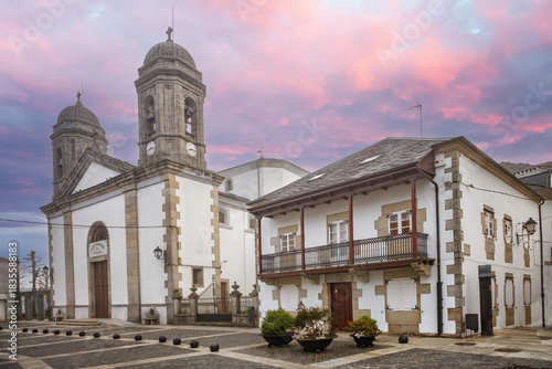 Church of Santa María do Campo in Mondoñedo, way of St. James, Lugo, Galicia, Spain