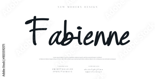 Classy minimalist elegant luxury alphabet font suitable for branding, logo