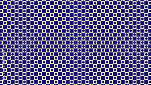 Cobalt-blue mosaic tile pattern featuring rhythmic quatrefoil shapes. Ideal for Mediterranean home styling and interior graphics.