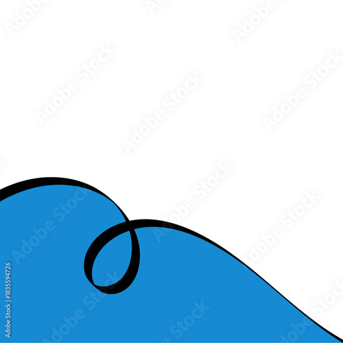 Modern Abstract Blue Wave Backgrounds & Graphics