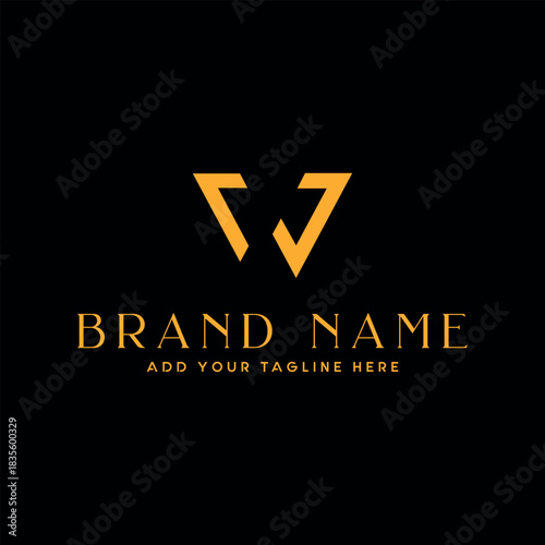 letters w text logo design vector