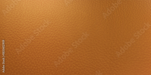 Orange leather, closeup view of material texture. Banner design