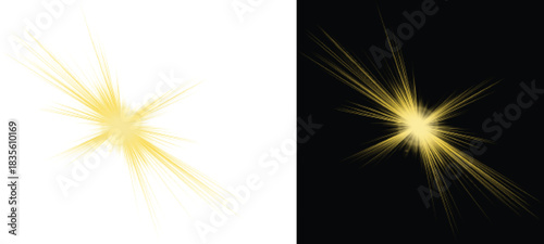 Gold sparkle gold sparkle light shine and bright star white and gold sparkle with glitter light and stardust glow. Festive gold sparkle dust. Transparent Stock Illustration