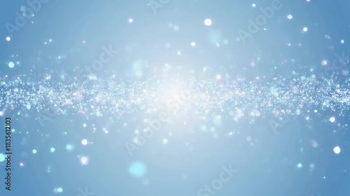 水色のキラキラの光の背景	
