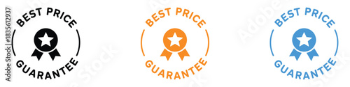 Best Price Guarantee icon vector. assurance to products and services symbol. vector illustration.