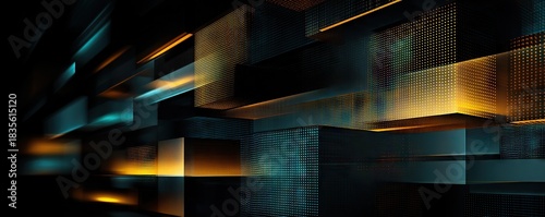 Digital background. Can be used for technological processes, neural networks and AI, digital storages, sound and graphic forms, science, education, etc.