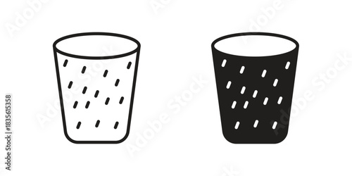 Cork wine icon. Outline, Glyph and Filled Outline Style