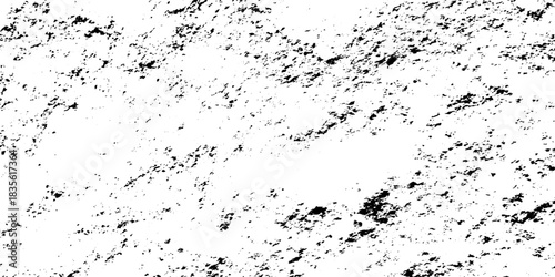 Old distressed vector background with scratches dust. Distressed black grain texture distress overlay. White, black dust overlay distress grungy grain, noise effect paint wall.	