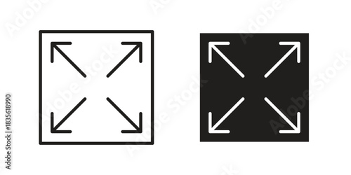 Large capacity icon. Outline, Glyph and Filled Outline Style
