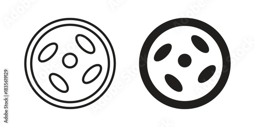 Leukemia icon. Outline, Glyph and Filled Outline Style