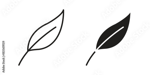 Light weight icon. Outline, Glyph and Filled Outline Style
