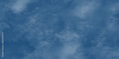 Blue sky background with white clouds on a bright summer day that captures the atmosphere of nature