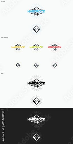 Dynamic Logo Design Showcase, Branding Elements, Digital Graphic, Modern Environment, Creative Viewpoint