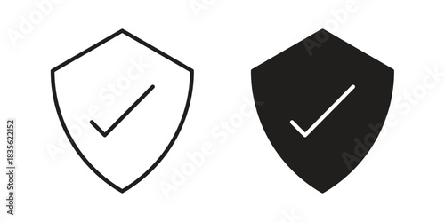 Safe icon. Outline, Glyph and Filled Outline Style