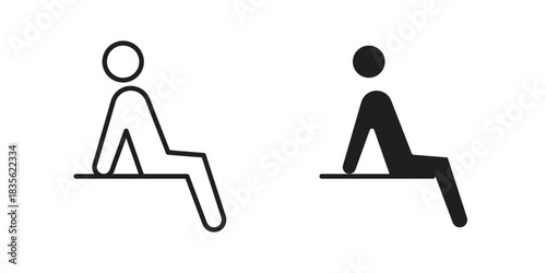 Sauna icon. Outline, Glyph and Filled Outline Style