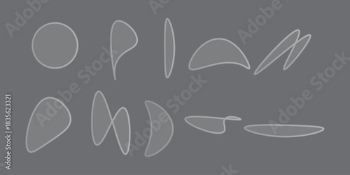 Abstract glass effect design with vibrant colors