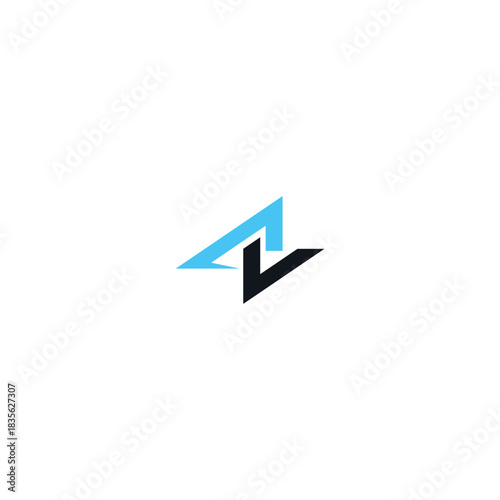 Letter AV logo Icon flat vector design