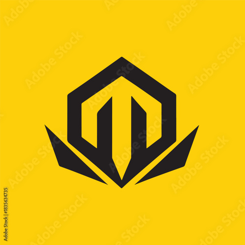 Abstract Minimalist Business Logo Vector Modern Corporate Identity Branding Design