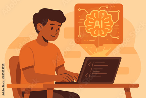 Cyrillic captions icon education colors above vector flat no visualization driven student