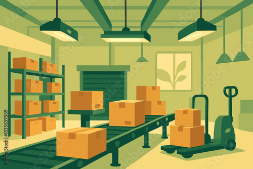 Numbers no full warm text illustration green icon logistics vector speech cohesive