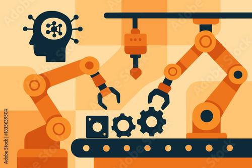 Style line no any full flat warm assembly modern numbers vector ai