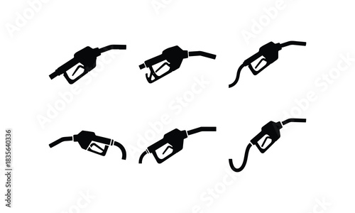 Fuel Nozzle Pump Silhouette Set