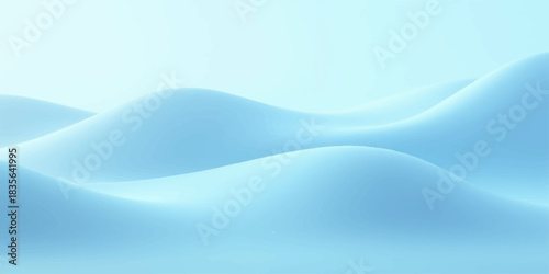 Abstract blue flowing wave pattern design vector illustration background