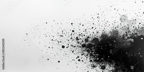 Blue abstract pattern of fresh water drops on clear window glass surface