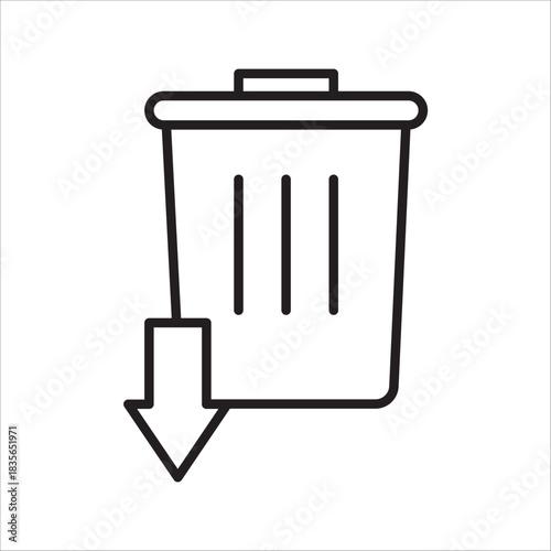 Business Sustainability icon. Environmental Stewardship, on a white background.