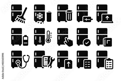 Replacement check icon icons fridge vector calibration update power log nano defrosting