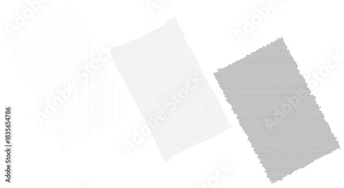 White paper plane object flying over a blank sheet or document template