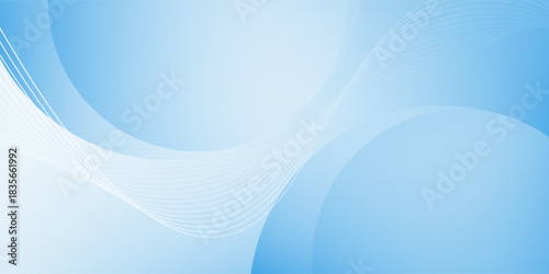 Gradient abstract background with circular line patterns. Vector illustration modern