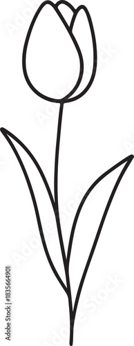 Elegant Black Lotus Flower Silhouette Vector. Simple Zen Botanical Outline Symbol. Minimalist Yoga, Meditation, and Wellness Design Element for Logo, Spa, or Interior Decoration.