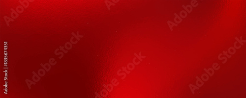 Vector red foil texture background. Abstract gradient bright and shiny light reflection rough texture surface. Vector illustration for background, backdrop, web, wallpaper, print and design artwork.