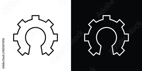 Open source icons outline drawing. Editable stroke