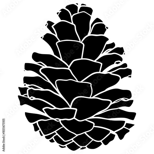 pinecone silhouette