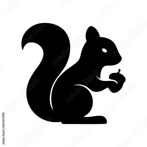 squirrel holding nut