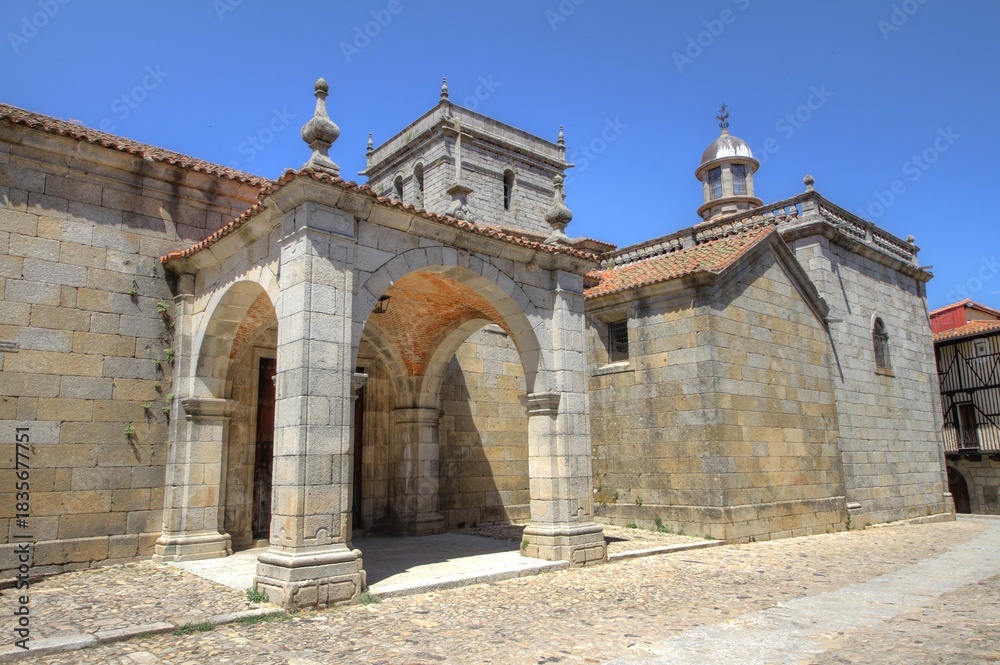 Obraz premium La Alberca is a municipality and town in the province of Salamanca, Spain. It was the first Spanish town to be declared a Historic-Artistic Site, in 1940. 