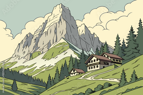 Zugspitze, Germany, is home to Germany’s tallest mountain and breathtaking alpine lodges.