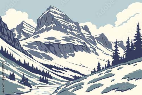 Les Diablerets, Switzerland, is surrounded by glaciers and alpine slopes.