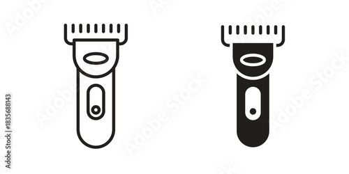 Trimmer icon on white background. Stock vector icon