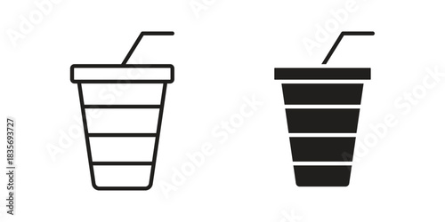 Swoosh Cup icon for your website design, logo, app, UI. EPS10