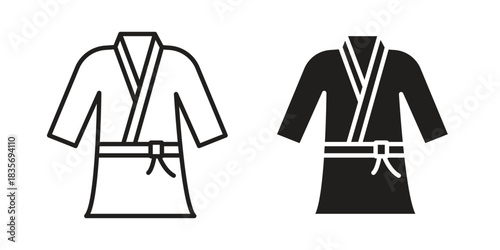 Uniform martial art icon for your website design, logo, app, UI. EPS10