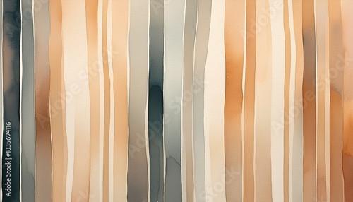 soft watercolor stripes create a calming earthy abstract texture perfect for serene backgrounds and designs