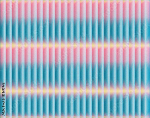 Zigzag Illusion Gradient – Vertical Stripe Distortion with Grain Texture and Colorful Motion Effect.