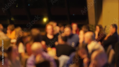 Wallpaper Mural Festive event atmosphere, Social event with guests in formal wear enjoying drinks and entertainment Torontodigital.ca