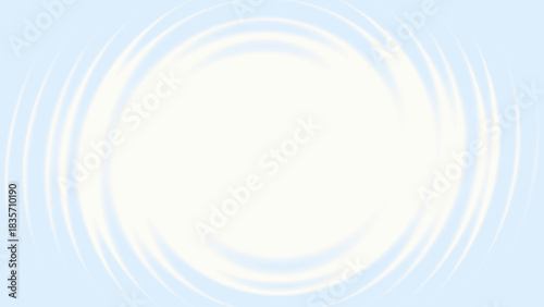 Abstract blur white Cloud Dancer blue color gradient circle background. Textured backdrop. Luxury template. Pop tech art. Winter summer card. Cover design. Color of the Year 2026. relaxation. Swirl.