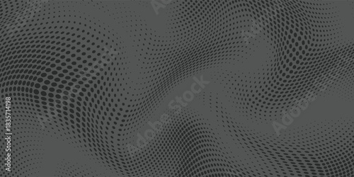 Black background with dot pattern